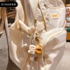 Baimao Original Cartoon 12 Chinese zodiac keychain Pendant, Six-in-one cp pair buckle resin doll couple schoolbag pendant Application Scenario
